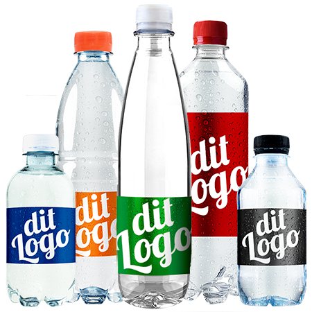 vand med logo til virksomheder